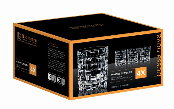 Nachtmann Dancing Stars Bossa Nova Crystal dubbele ouderwetse bril, set van 2